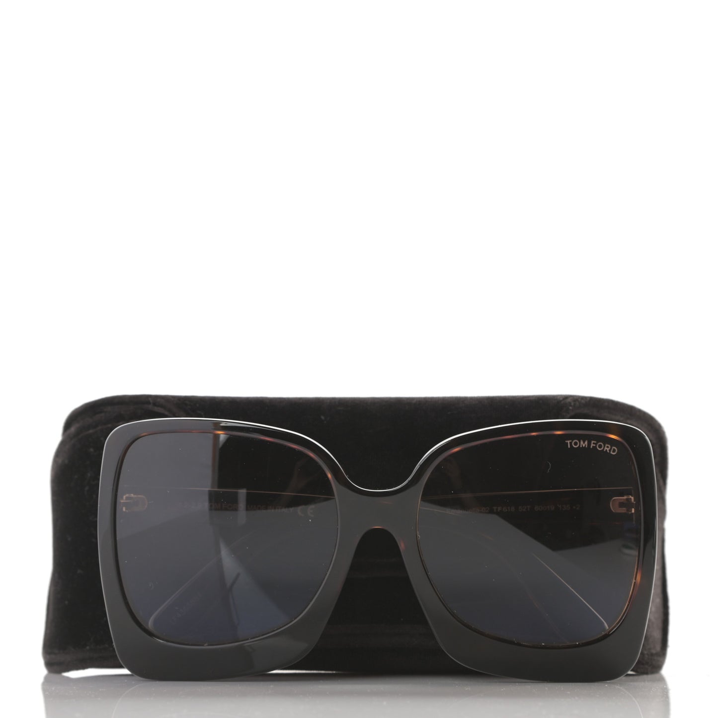 Acetate Emmanuella Sunglasses TF618 Havana