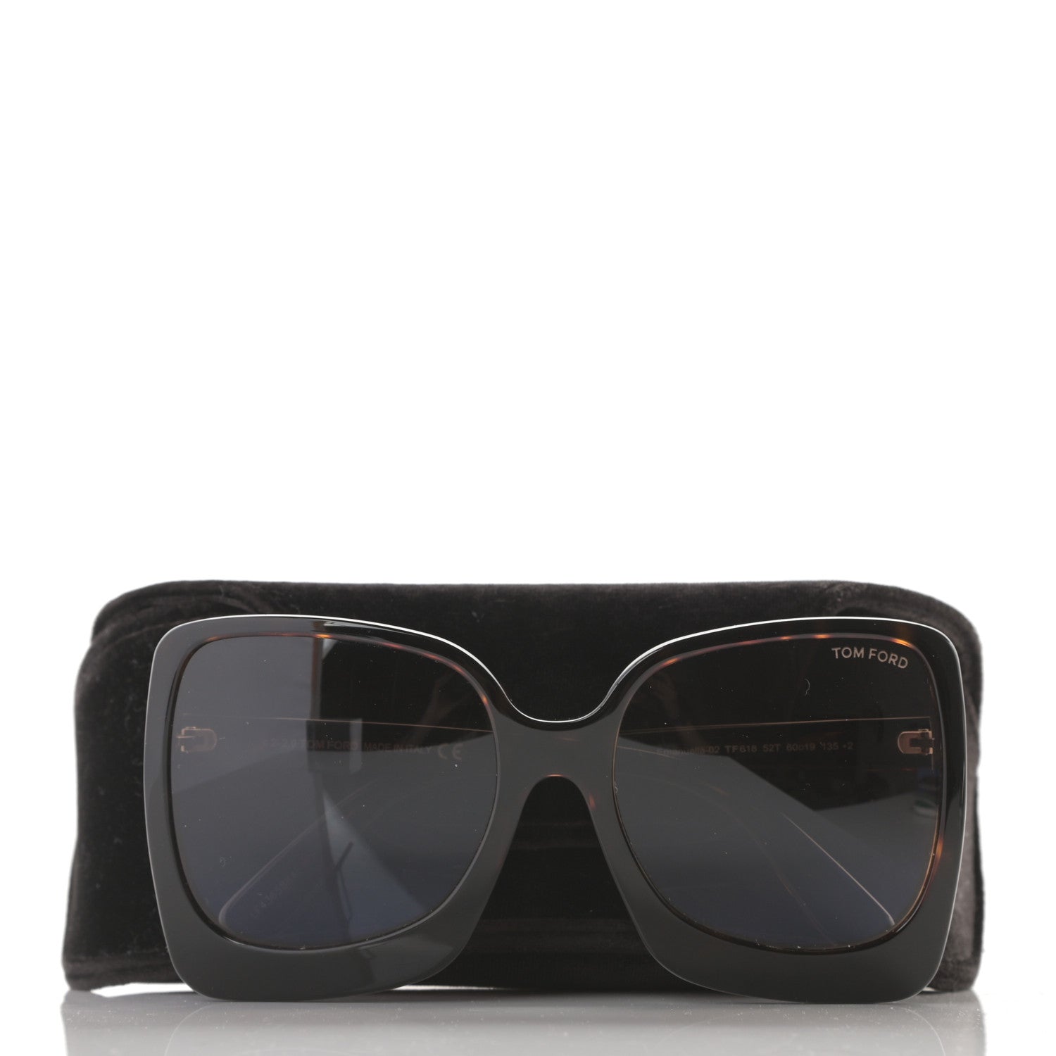 Tom Ford Acetate Emmanuella Sunglasses TF618 Havana 8 of 8