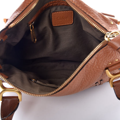 Chloe Calfskin Medium Marcie Satchel Tan 6 of 14