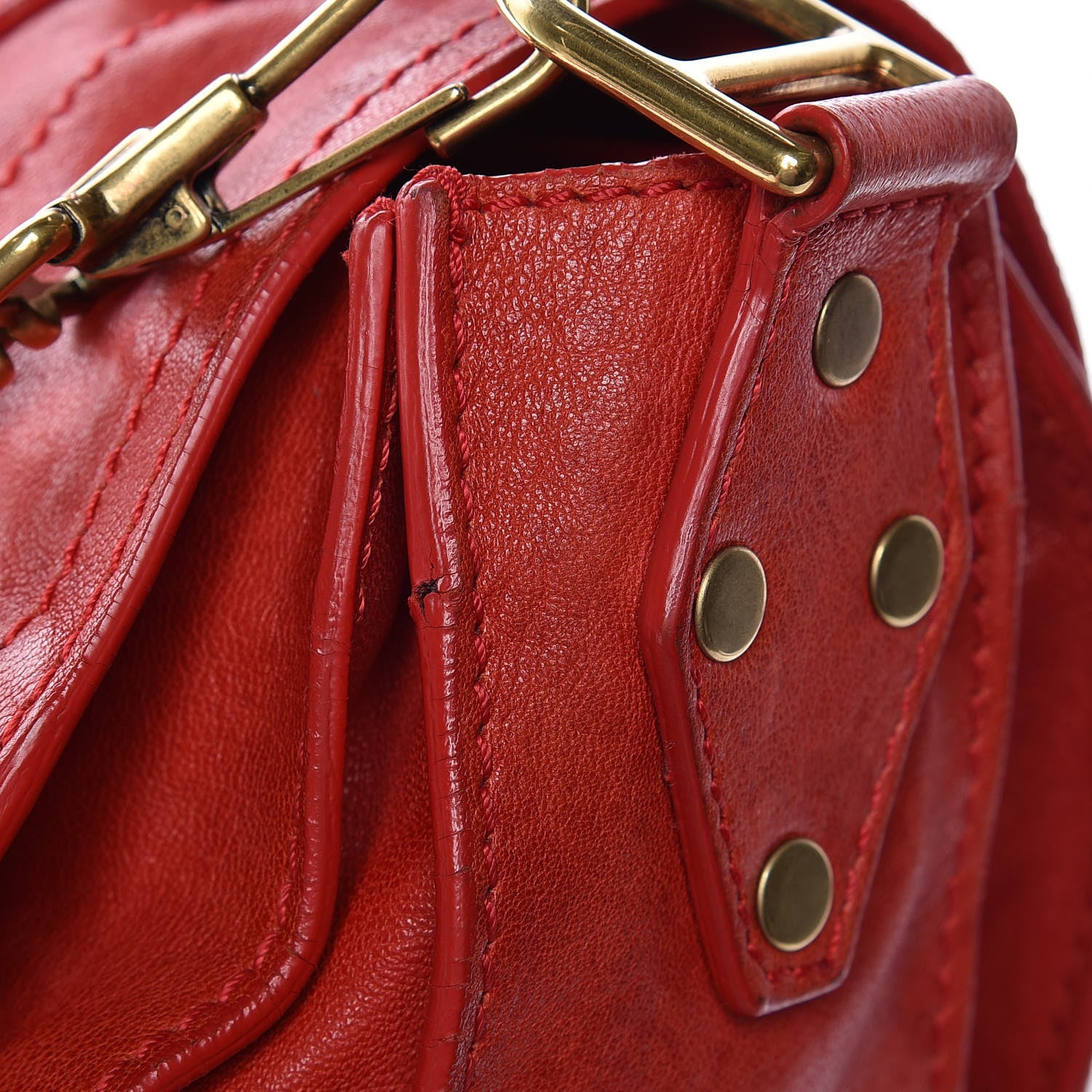 Proenza Schouler Lambskin PS1 Extra Large Satchel Lipstick Red 15 of 20
