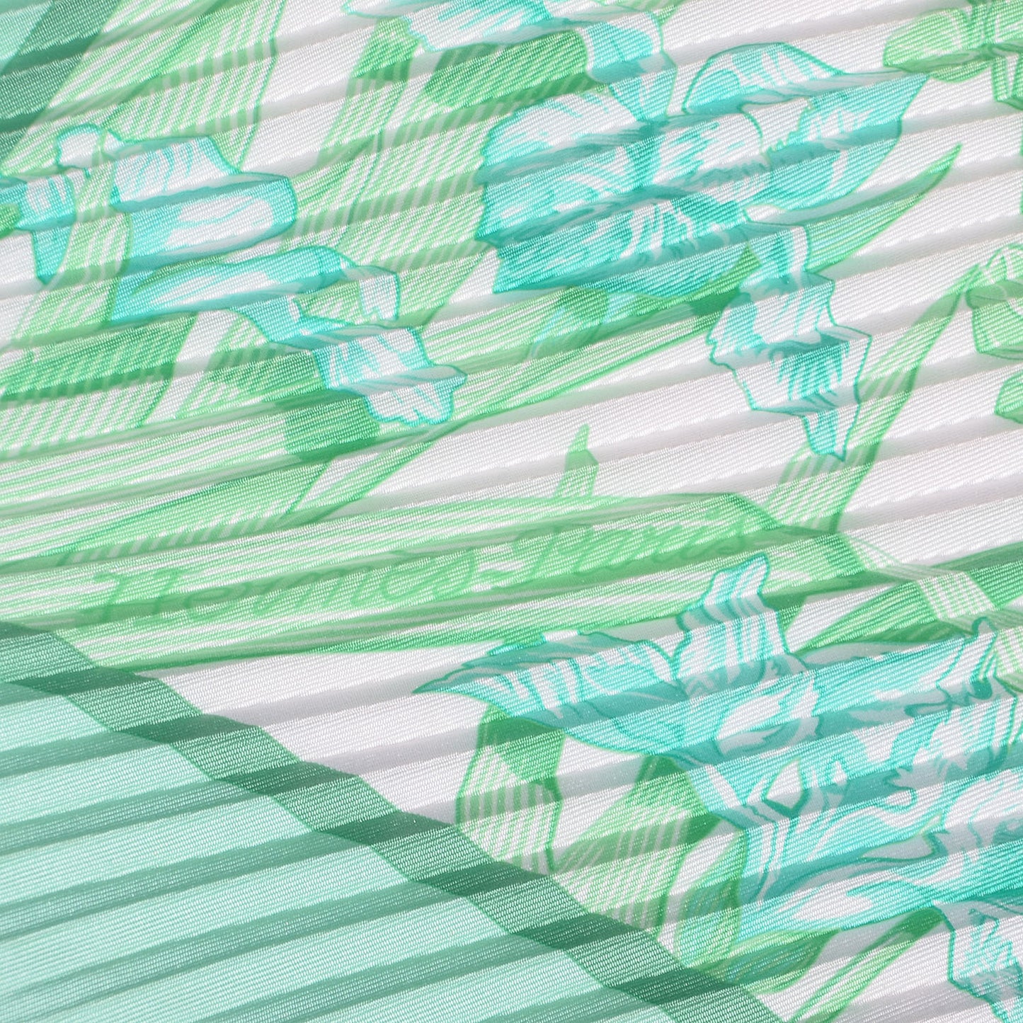 Silk Plisse Au Bord de L'Eau Scarf 90
