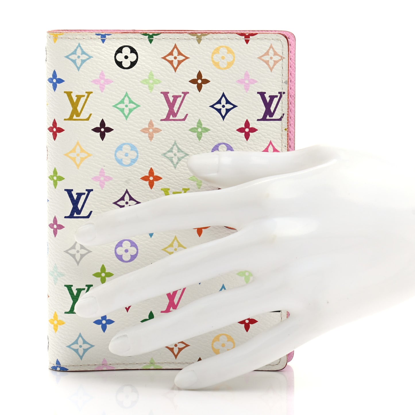 Monogram Multicolor Small Ring Agenda Cover White Litchi