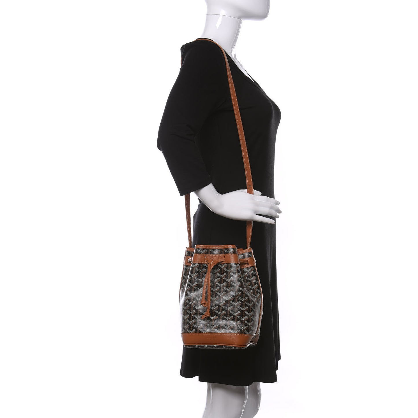 Goyardine Petit Flot Black Gold