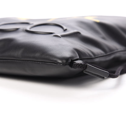 Gucci Calfskin Small GucciGhost Drawstring Backpack Black 10 of 11
