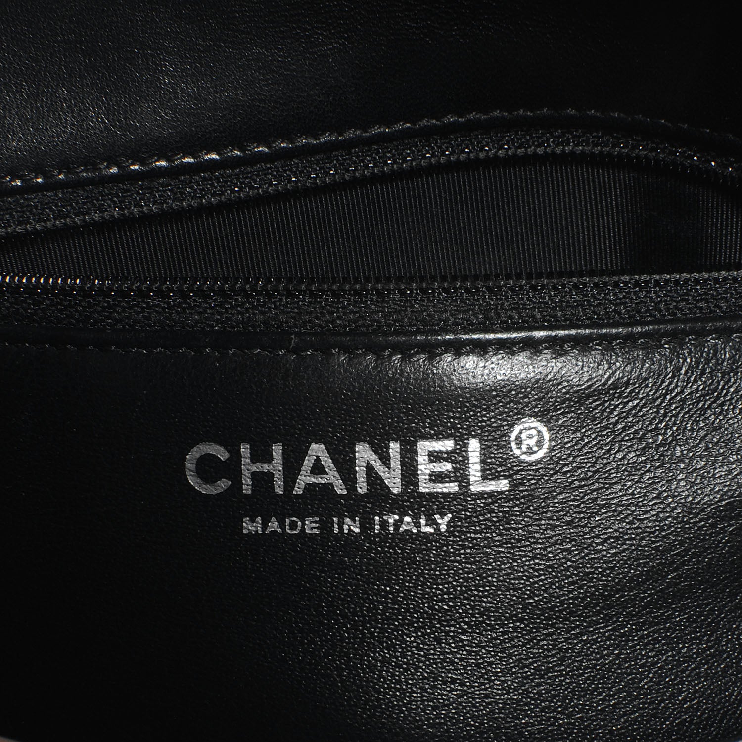Chanel Lambskin Patent Classic Twist Crescent Flap Bag Black 7 of 9