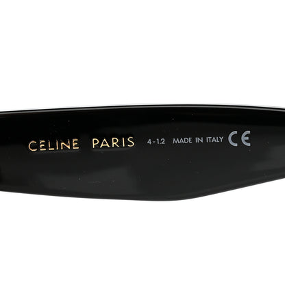 Celine Acetate Polarized Cat Eye Sunglasses CL4004IN Havana Black 6 of 10