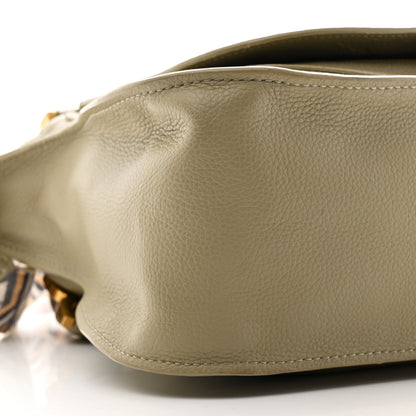 Chloe Calfskin Braided Medium Marcie Double Carry Slate Green 9 of 11