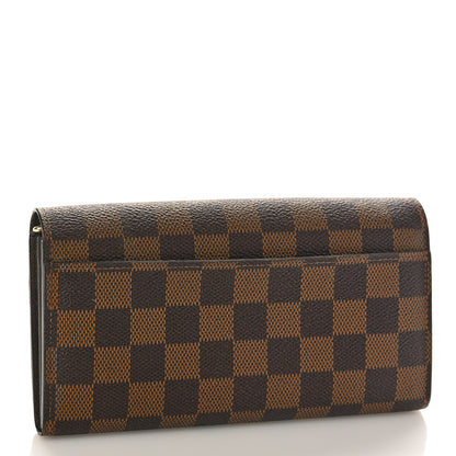 Louis Vuitton Damier Ebene Sarah Wallet NM 3 of 8