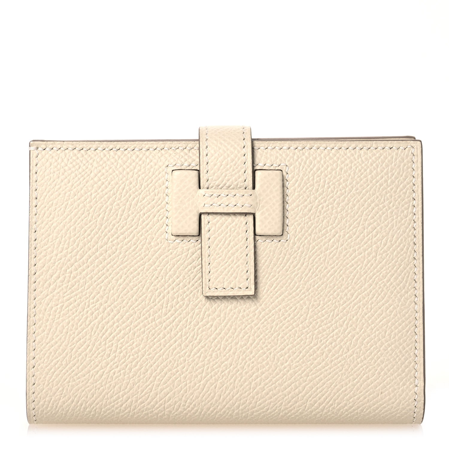 Hermes Epsom H Passant Compact Wallet Craie 1 of 10
