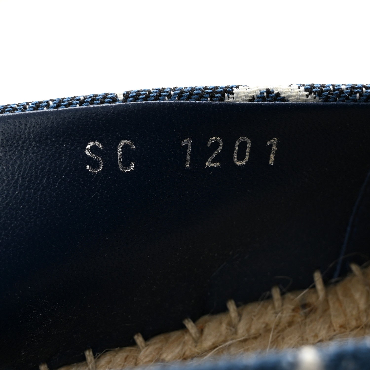 Louis Vuitton Monogram Denim Starboard Espadrille Flats 38 Blue 6 of 8