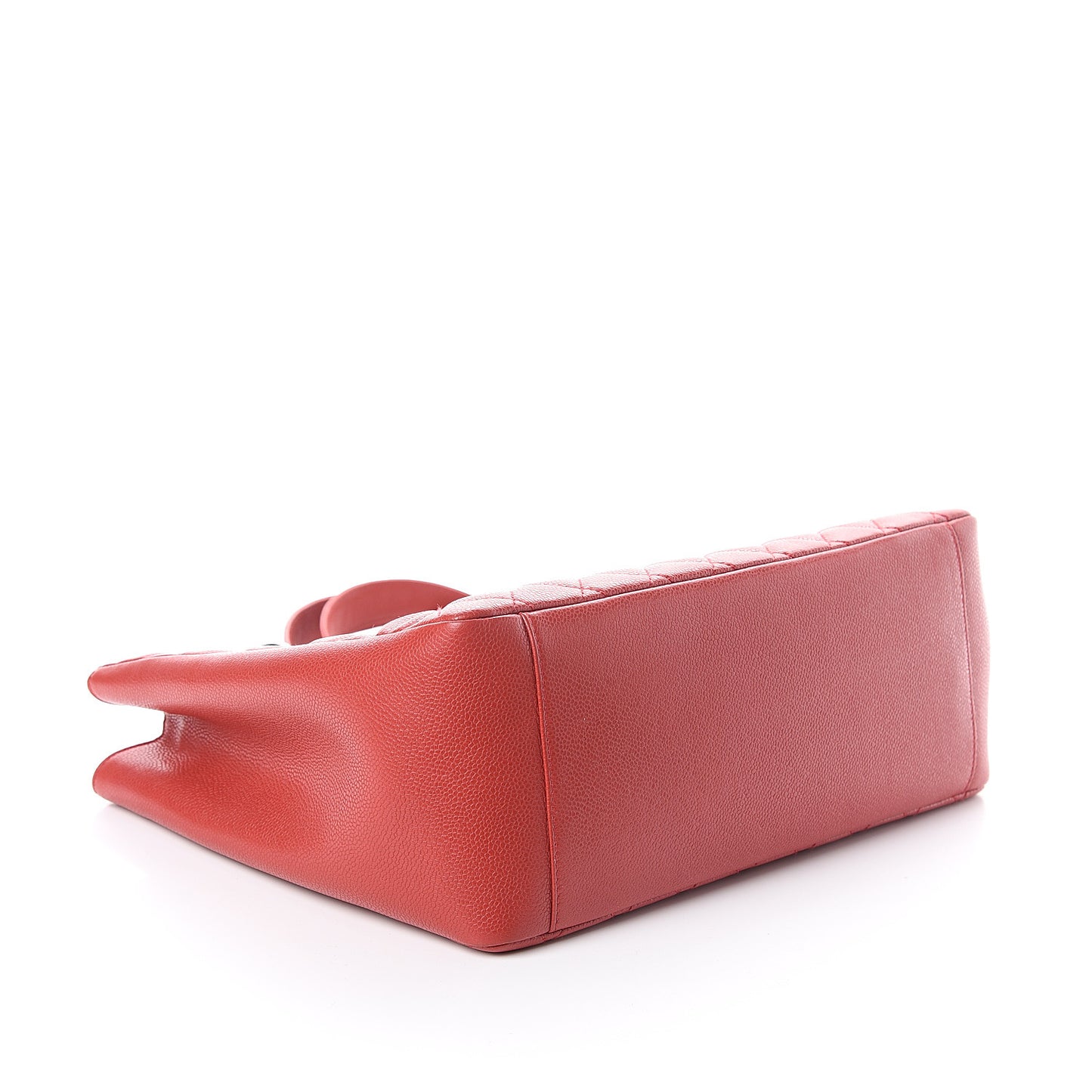 Caviar Quilted Grand Shopping Tote GST Red