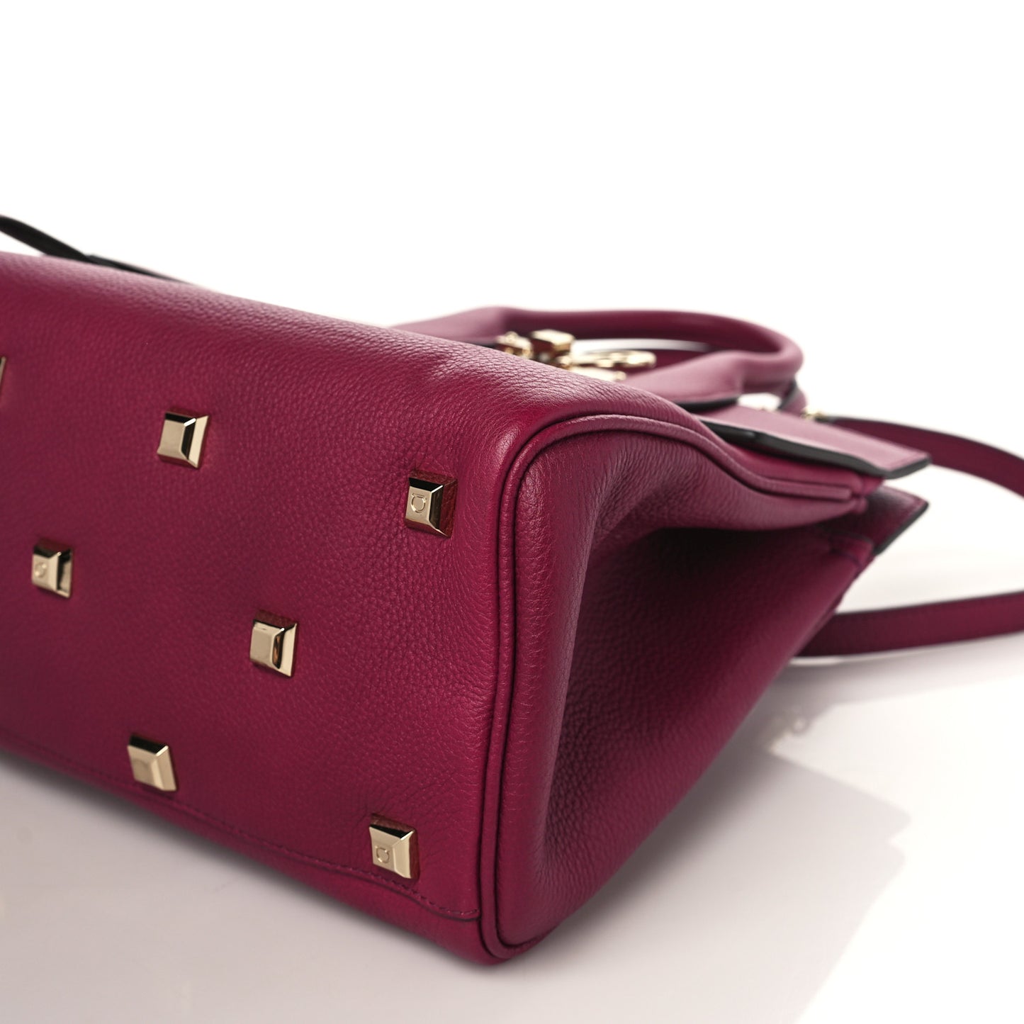 Calfskin Medium Studio Bag Lollipop