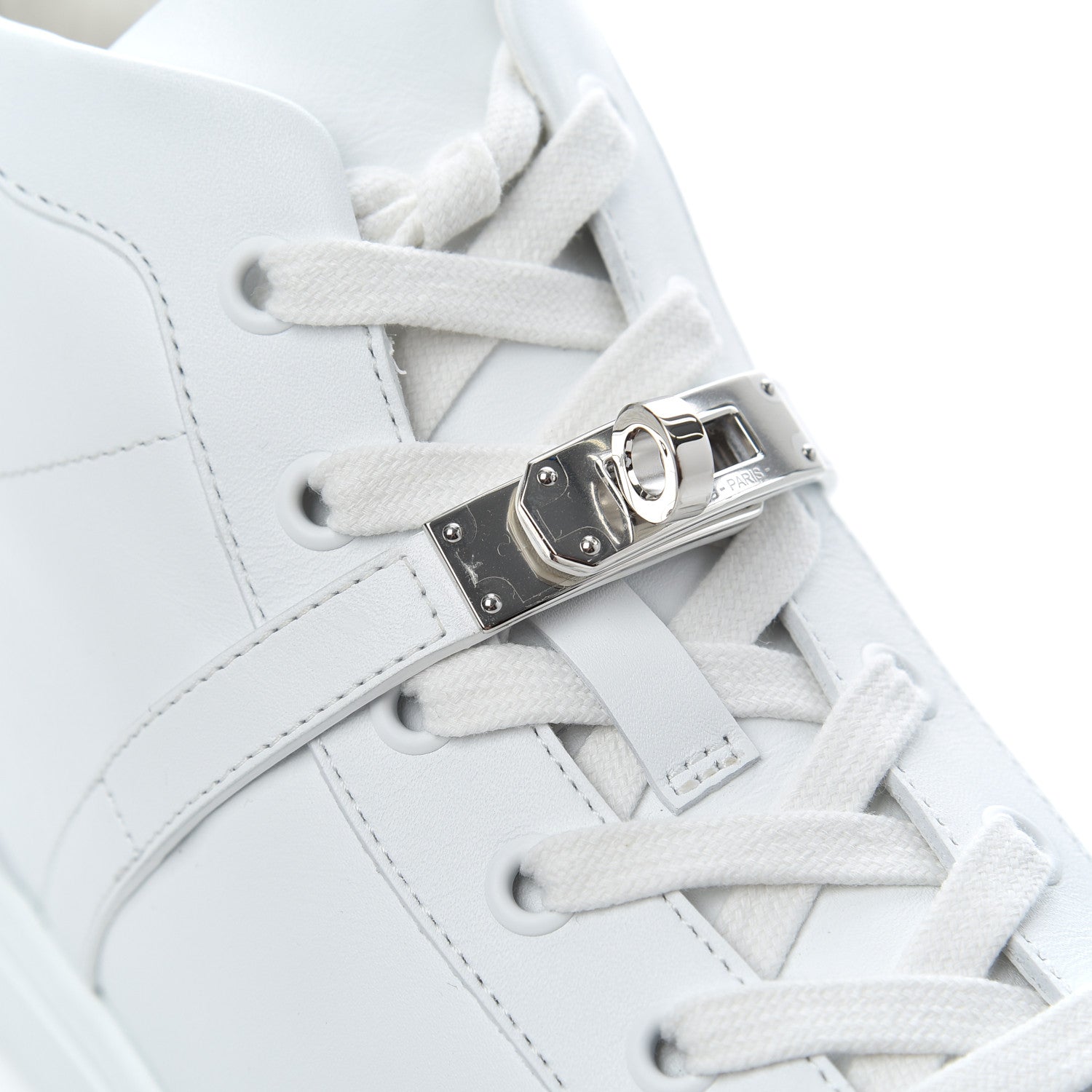 Hermes Calfskin Daydream Sneakers 38 White 8 of 9