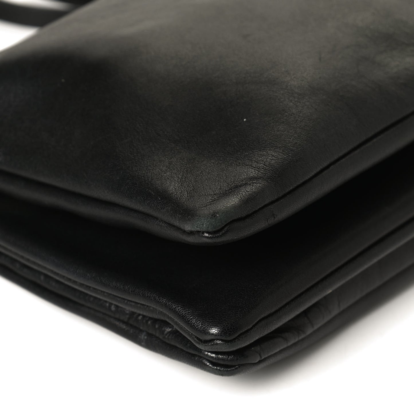 Lambskin Trio Crossbody Bag Black