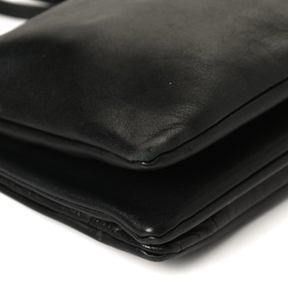 Celine Lambskin Trio Crossbody Bag Black 12 of 13