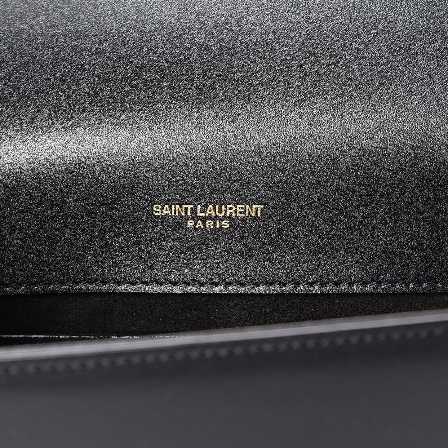 Calfskin Small Classic Monogram Kate Tassel Satchel Black