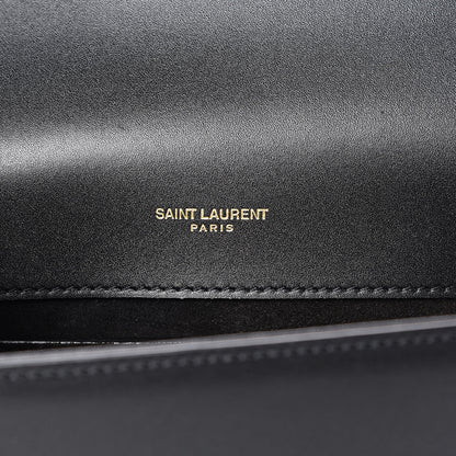 Saint Laurent Calfskin Small Classic Monogram Kate Tassel Satchel Black 6 of 9
