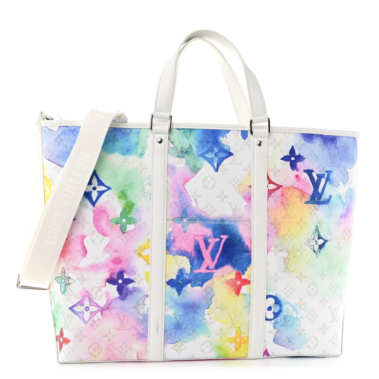Louis Vuitton Monogram Watercolor New Tote GM Multicolor 1 of 10