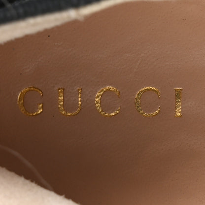Gucci Canvas Crystal Embellished Espadrilles 36 Black 8 of 10