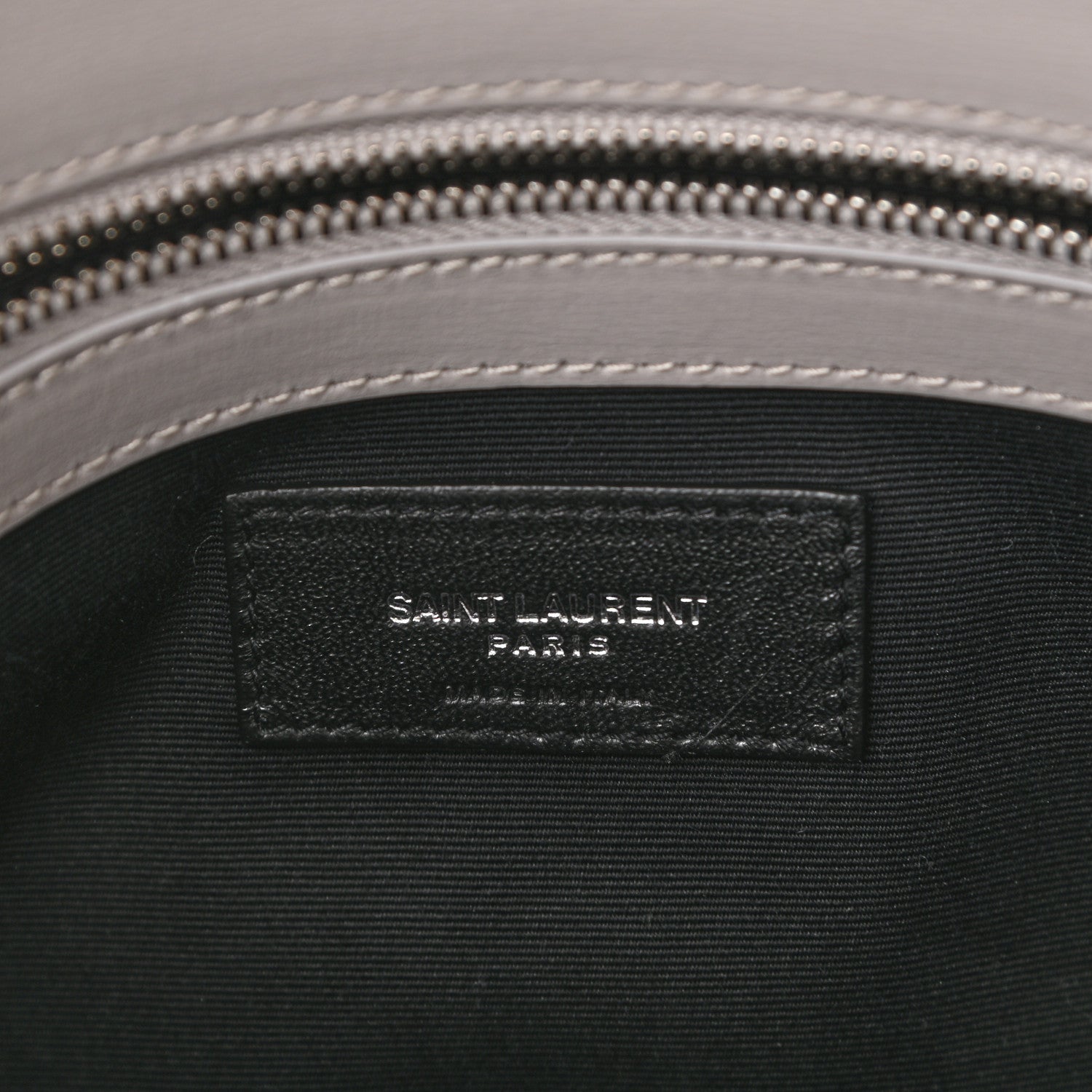 Saint Laurent Calfskin Small Manhattan Shopper Tote Granite 6 of 9