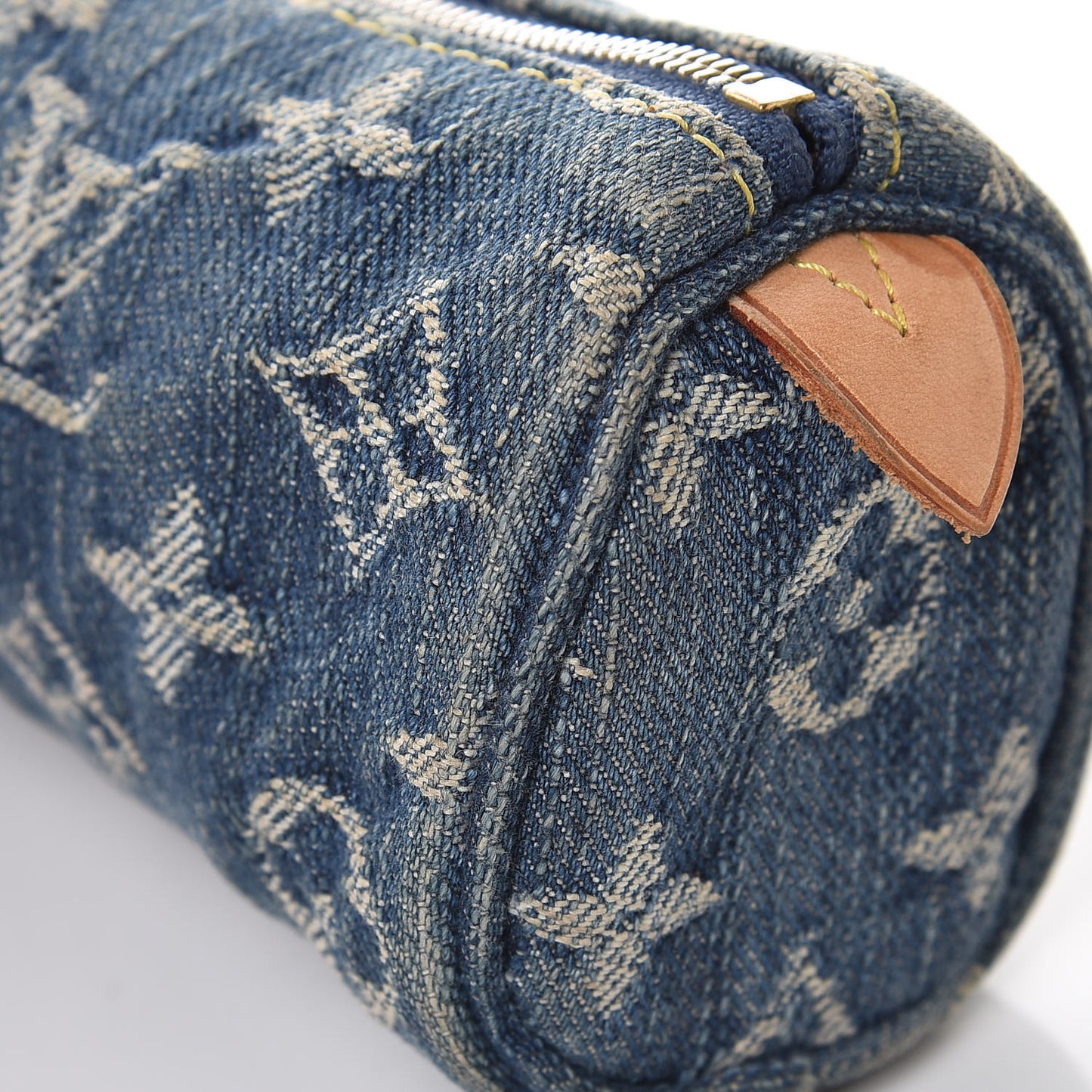 Denim Speedy GM Pochette Case