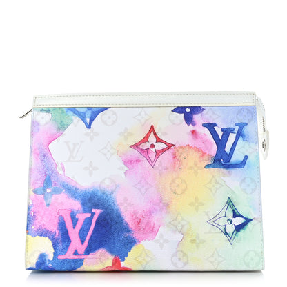 Louis Vuitton Monogram Watercolor Pochette Voyage MM Multicolor 1 of 8