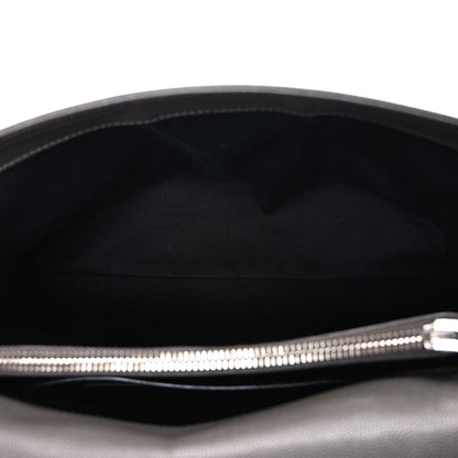 Saint Laurent Sheepskin Medium West Hollywood Monogram Fold-Over Bag Earth 5 of 11