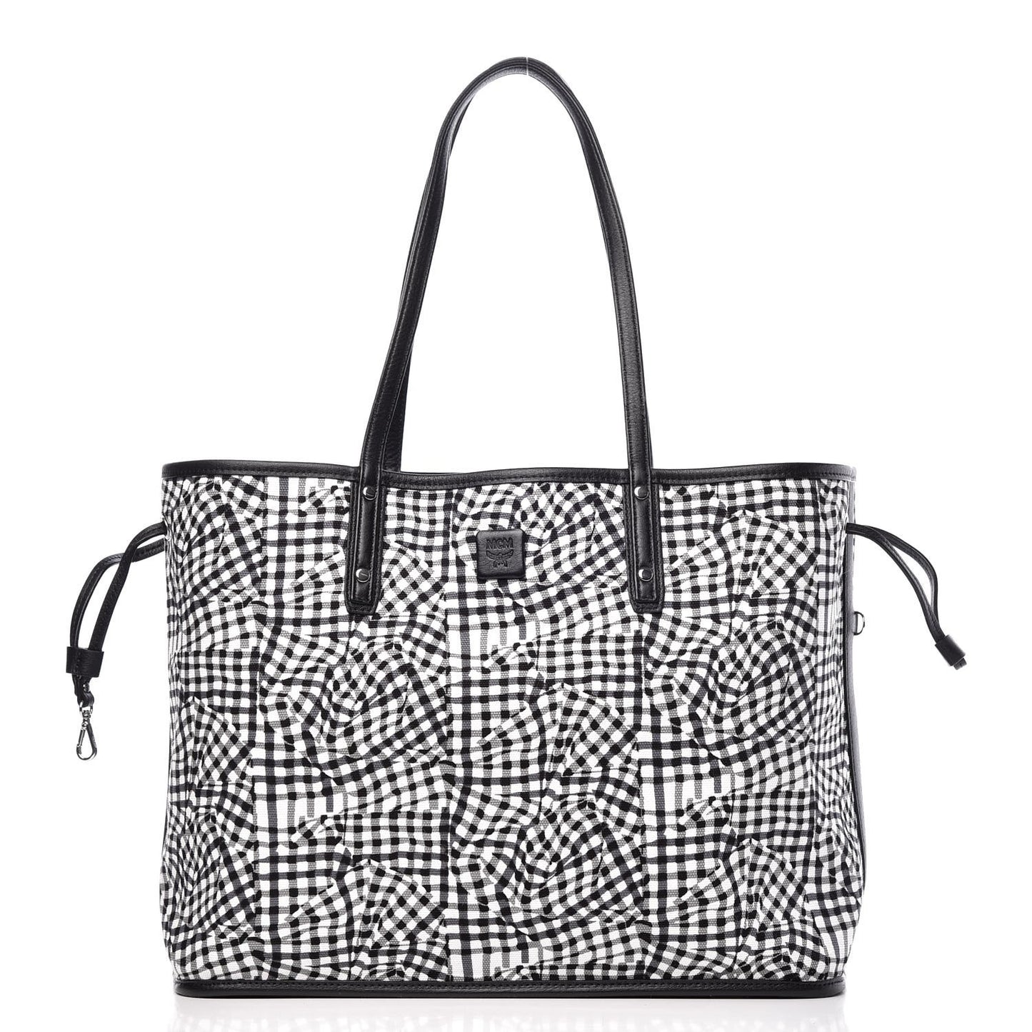 Visetos Medium Reversible Shopper Tote Black