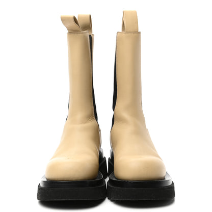 Bottega Veneta Calfskin The Lug Chelsea Boots 38 Cane Sugar 2 of 8