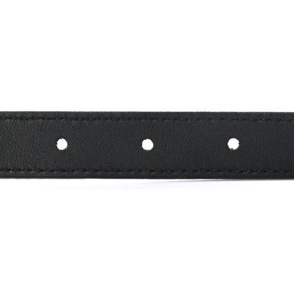 Gucci Calfskin Pearl Double G 20mm Belt 85 34 Black Cream 3 of 5