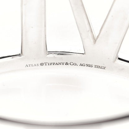 Tiffany Sterling Silver Wide Atlas Hinged Bangle Bracelet 4 of 5