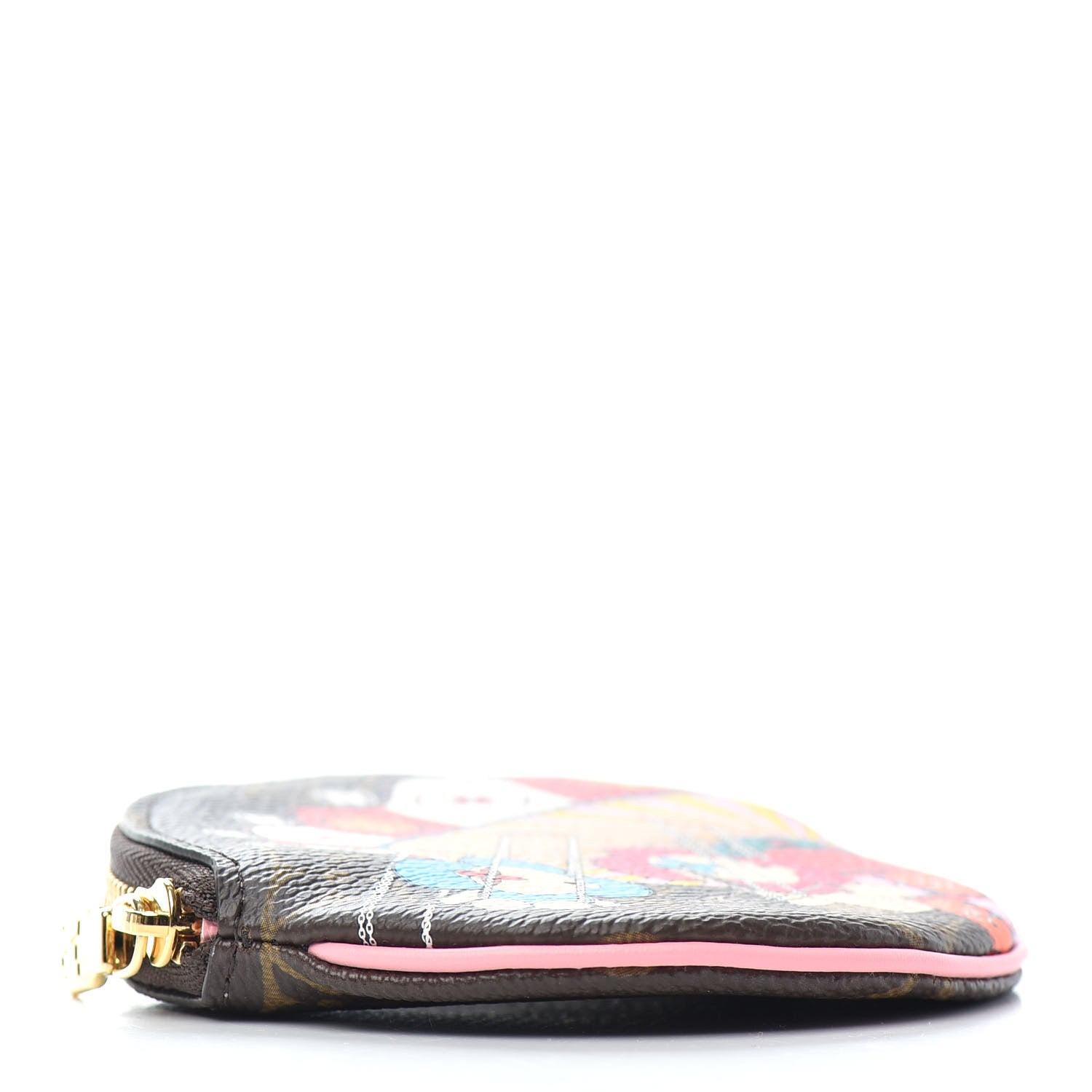 Louis Vuitton Monogram 2020 Christmas Animation Swing Ride Round Coin Purse Pink Poppy 4 of 8