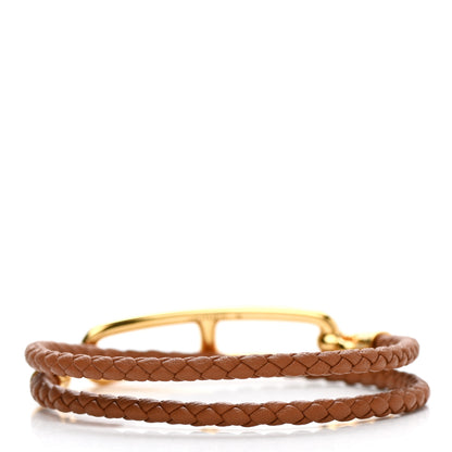 Hermes Swift Roulis Double Tour Bracelet T3 Gold 3 of 5