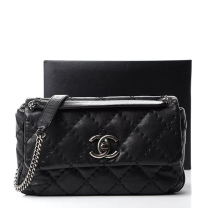 Chanel Calfskin Ultimate Stitch Flap Bag Black 11 of 11