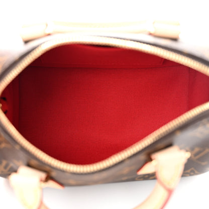 Louis Vuitton Monogram Speedy Bandouliere 20 Beige 5 of 9