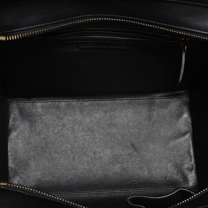 Celine Smooth Calfskin Mini Luggage Black 5 of 8