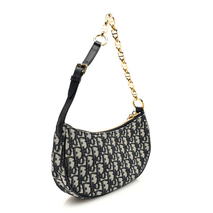 Christian Dior Oblique CD Lounge Bag Blue 3 of 9