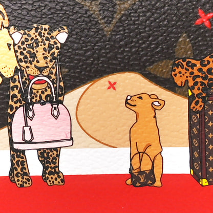 Louis Vuitton Monogram 2018 Christmas Animation Mini Cats Pochette Accessories 7 of 10