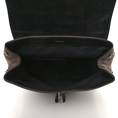 Mulberry Nylon Calfskin Reston Backpack Dark Green Black 5 of 8
