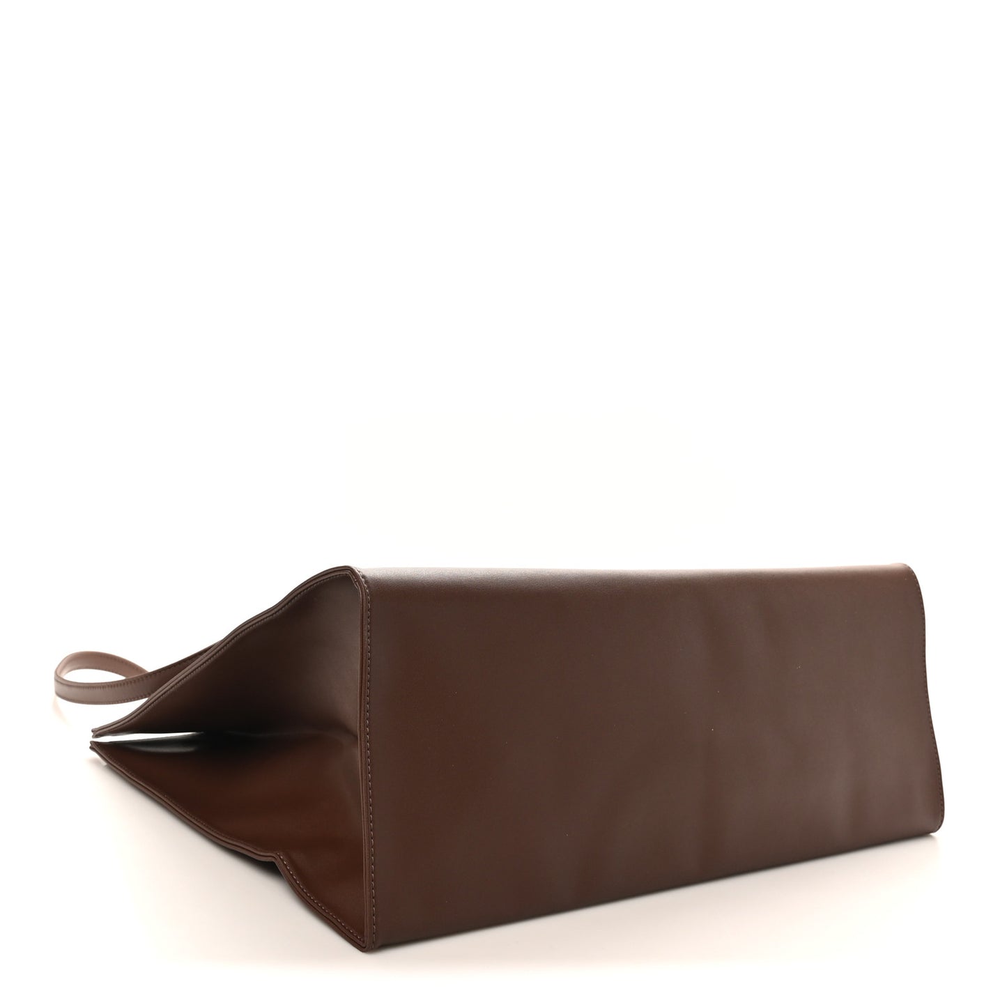 Vegan Leather Large Shopping Bag Chocolate