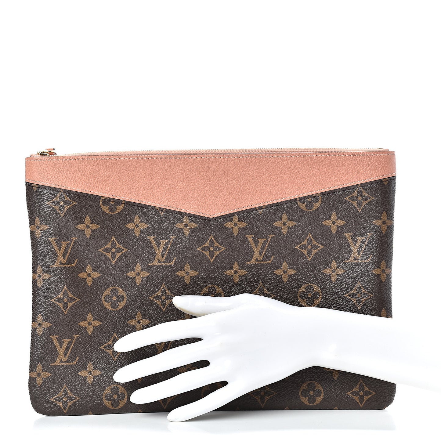 Monogram Daily Pouch Peach