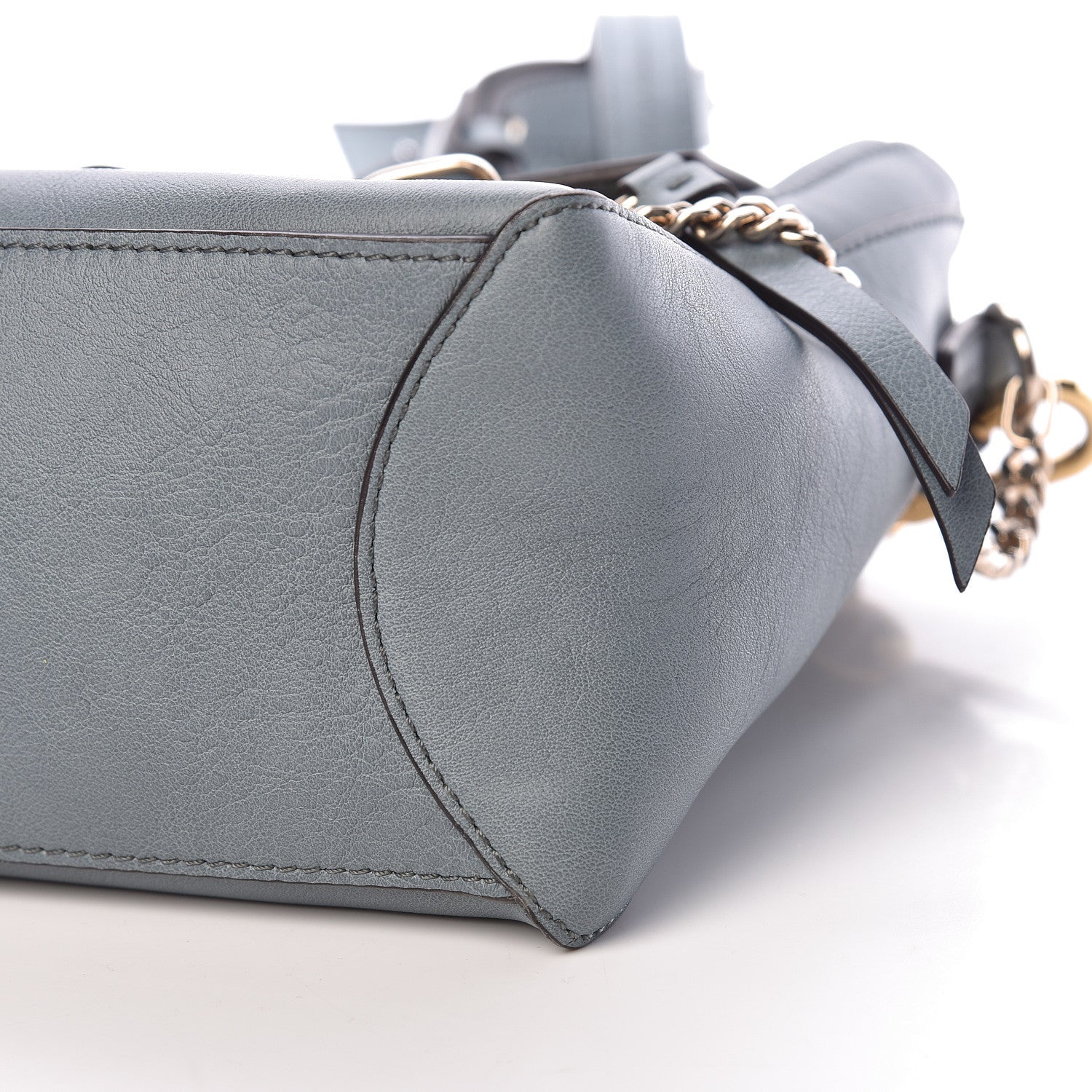 Chloe Calfskin Small Faye Day Shoulder Bag Cloudy Blue 7 of 11