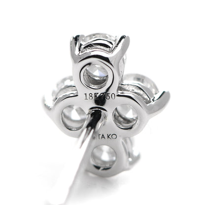Anita Ko 18K White Gold Diamond Vivi Stud Earrings 4 of 5