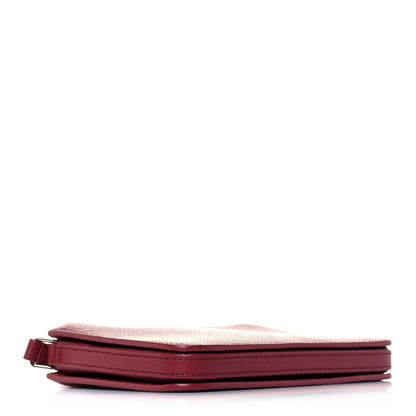Burberry Grainy Goatskin Triple Zip Crossbody Bag Crimson 3 of 11