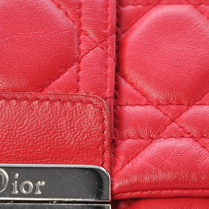 Christian Dior Lambskin Cannage New Lock Pouch Pink 12 of 14