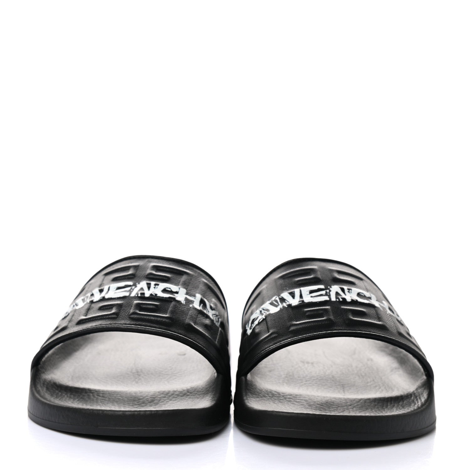 Givenchy Lambskin Logo Embossed 4G Womens Sandals 38 Black 2 of 10