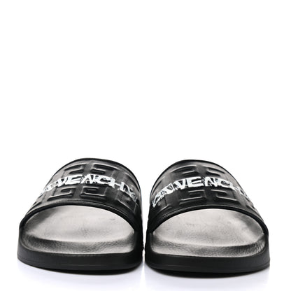 Givenchy Lambskin Logo Embossed 4G Womens Sandals 38 Black 2 of 10
