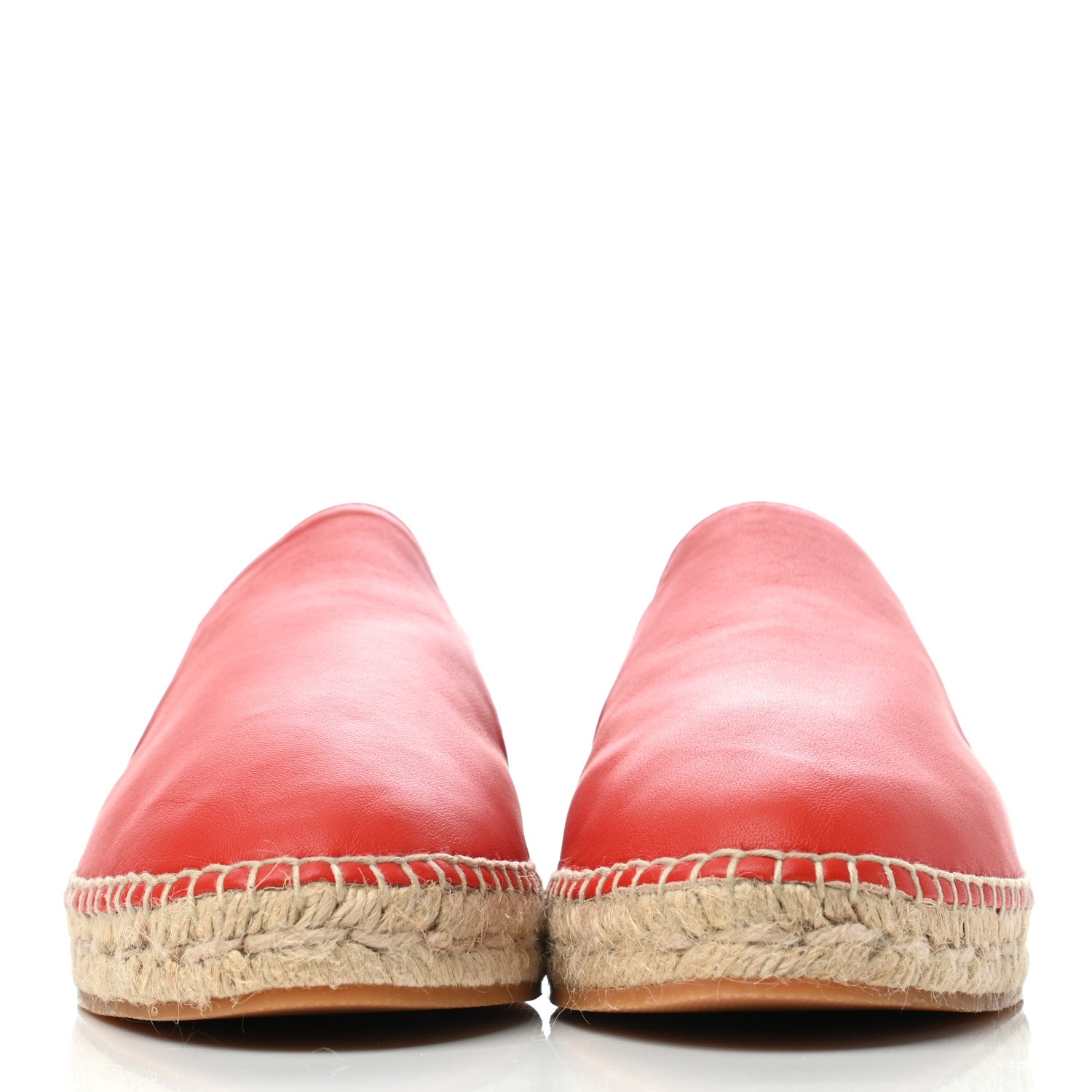 Bottega Veneta Nappa Intrecciato Slip On Espadrille 38 Red 2 of 8