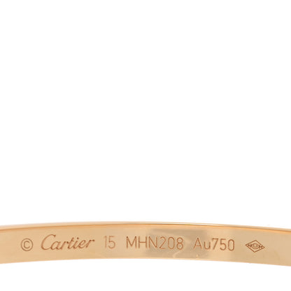 Cartier 18K Yellow Gold Small LOVE Bracelet 15 4 of 7
