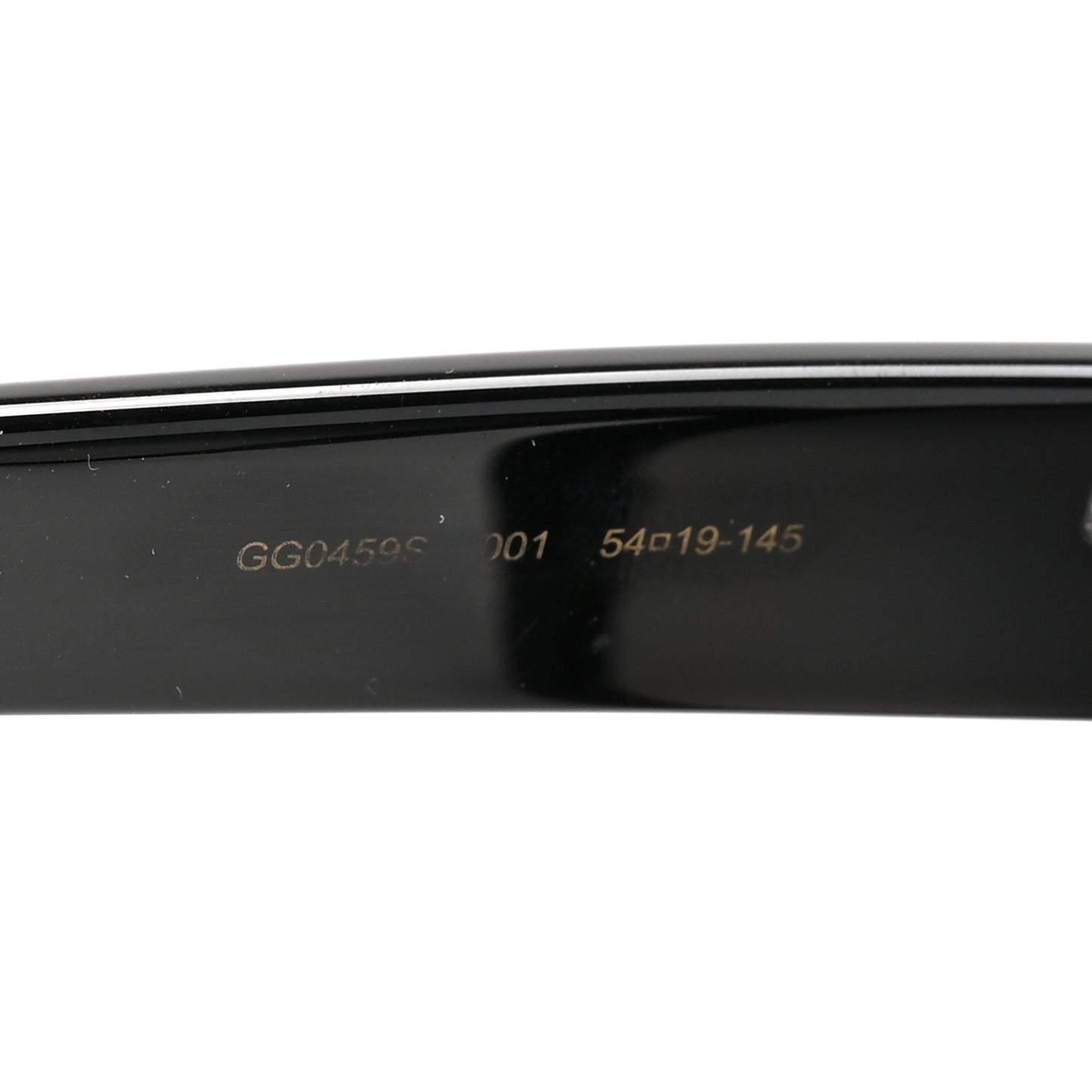 Acetate Square Frame Sunglasses GG0459S Black